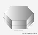 2 Piece Hexagon Box